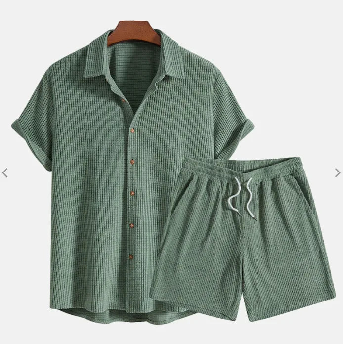 LAURENT MONACO | CONJUNTO DE VERANO DE PUNTO PARA HOMBRES