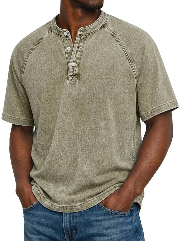 Leblanc™ | Camisa vintage abotonada para hombre