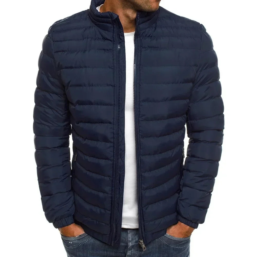 LAURENT MONACO | CHAQUETA PUFFER QUILTADA ESTILO URBANO PARA HOMBRES
