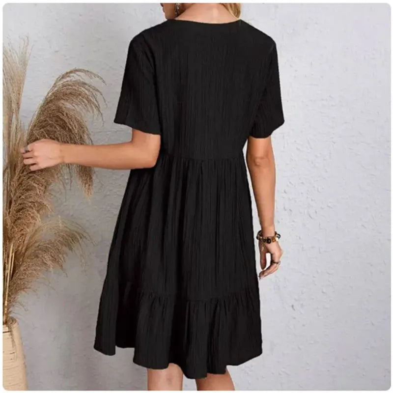 Ana&José | VESTIDO DE VERANO ELEGANTE DE MANGA CORTA PARA MUJER