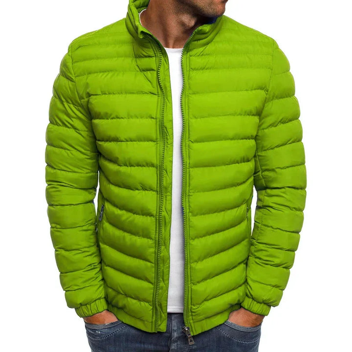 LAURENT MONACO | CHAQUETA PUFFER QUILTADA ESTILO URBANO PARA HOMBRES