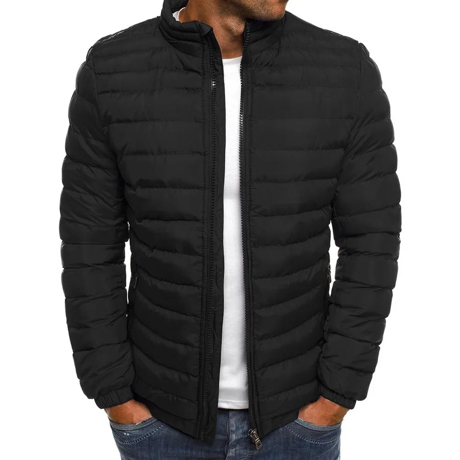LAURENT MONACO | CHAQUETA PUFFER QUILTADA ESTILO URBANO PARA HOMBRES
