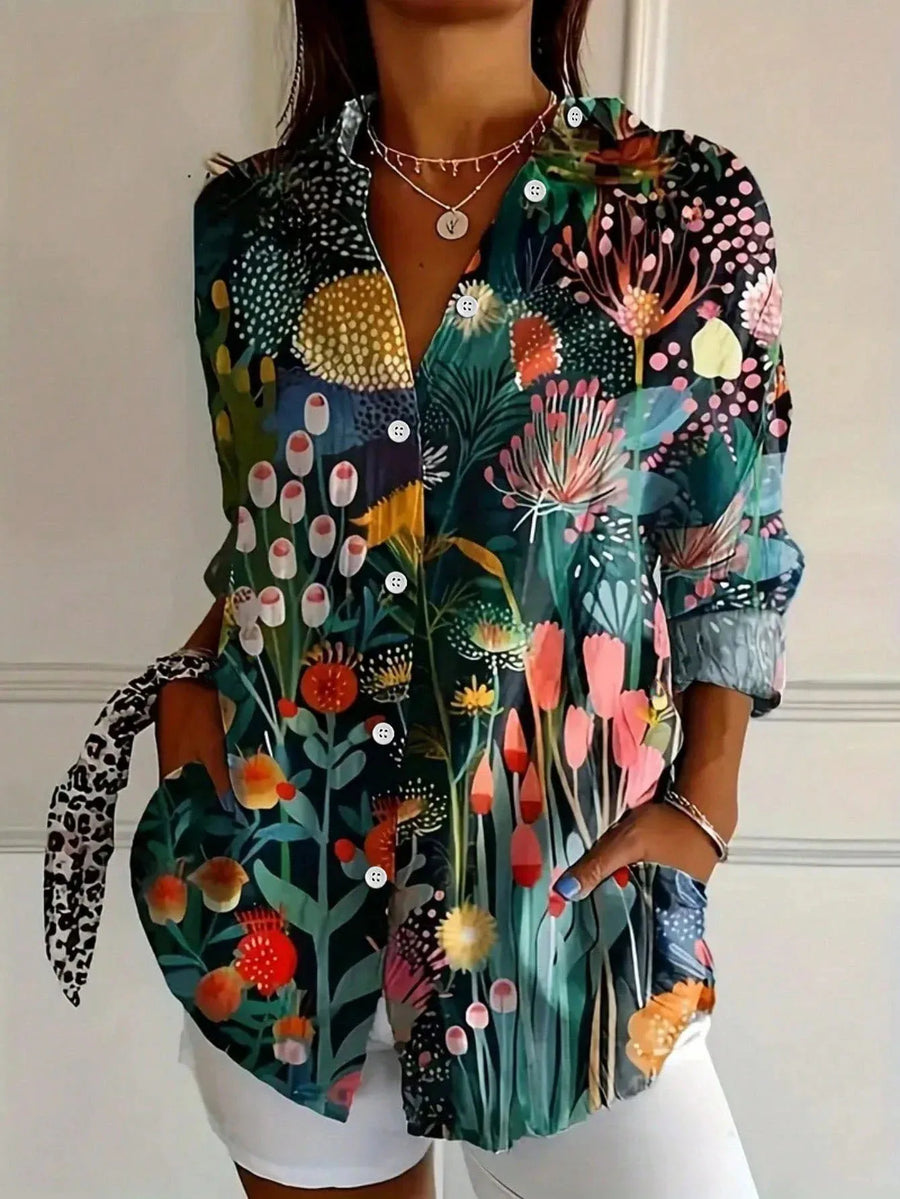 Ana&José | BLUSA ESTAMPADA PARA MUJER
