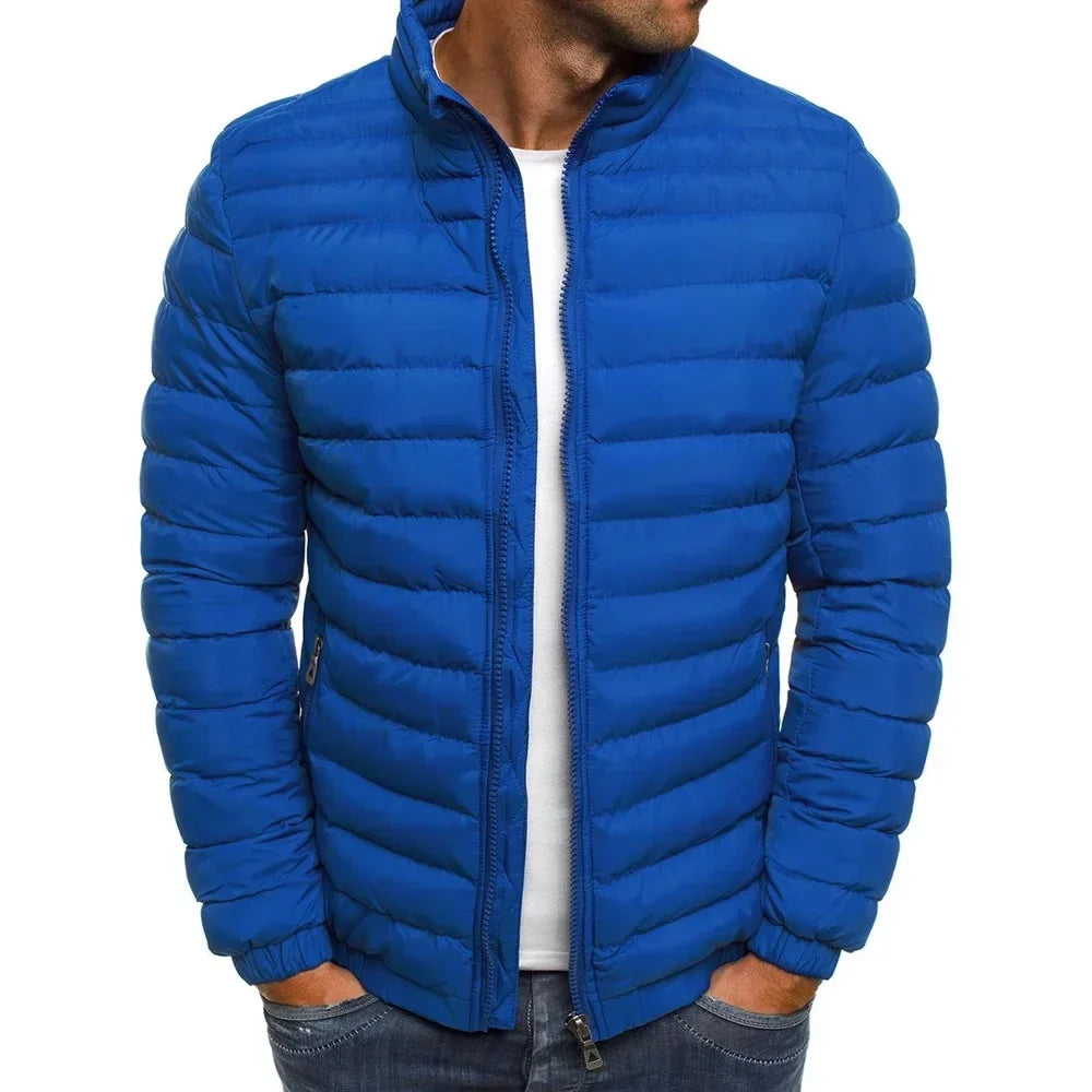 LAURENT MONACO | CHAQUETA PUFFER QUILTADA ESTILO URBANO PARA HOMBRES