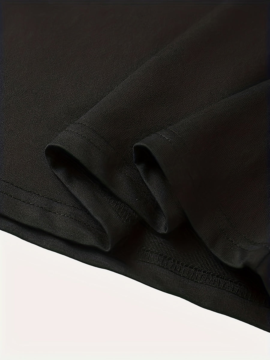 AnaJosé™ — Camiseta elegante de cuello redondo con estampado gráfico
