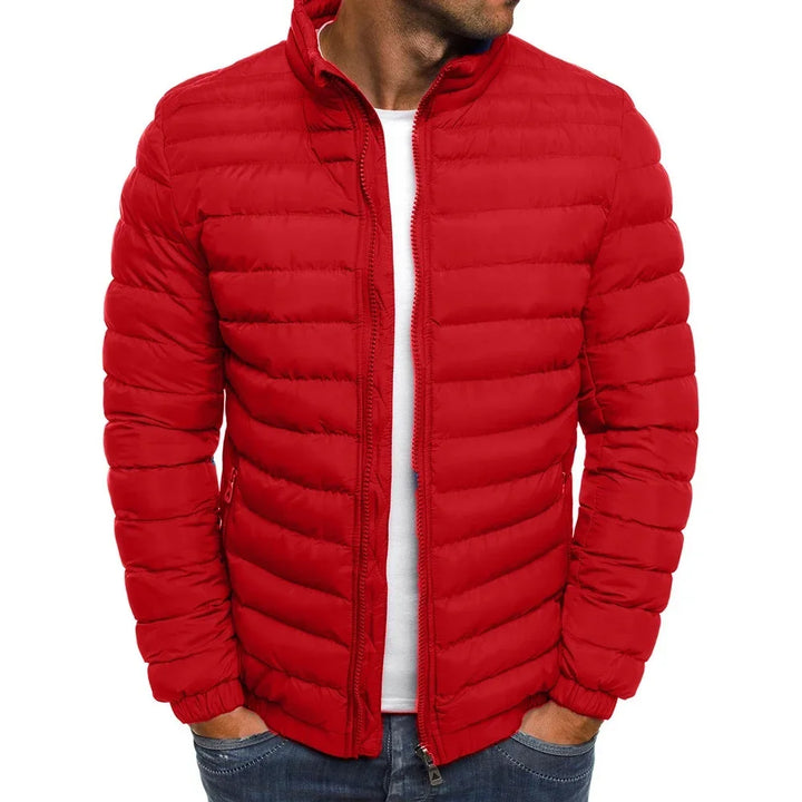 LAURENT MONACO | CHAQUETA PUFFER QUILTADA ESTILO URBANO PARA HOMBRES
