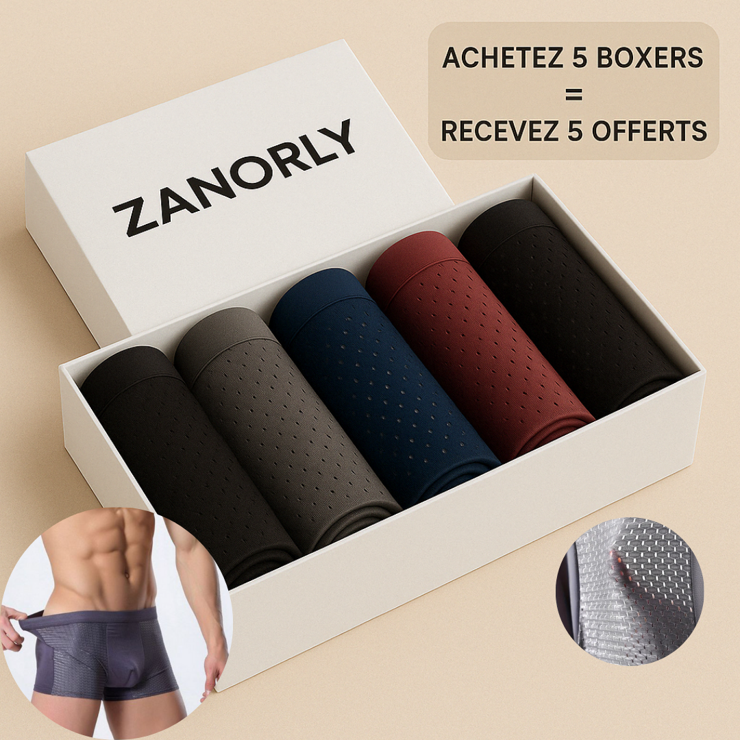 Zanorly™ Boxers Ecológicos de Bambú – Suavidad, Transpirabilidad y Confort Duradero