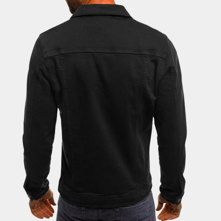 Chaqueta Trucker para Hombre - Con Botones en la Parte Frontal y Bolsillos con Botón