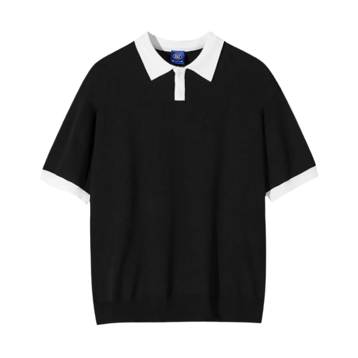 AnaJosé™ Polo de manga ancha para hombre