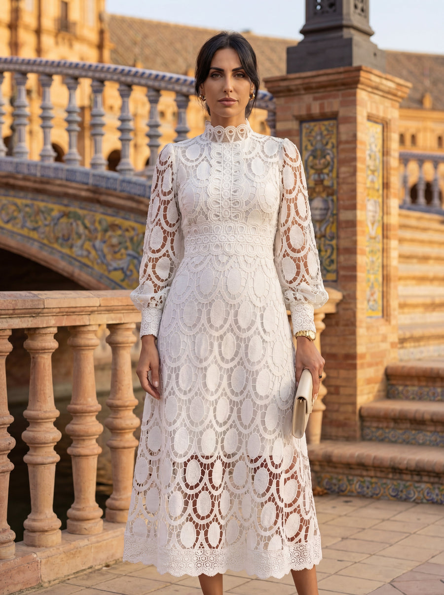 Ana&José™ | Vestido de encaje primaveral
