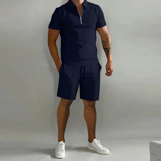 Conjunto de Polo y Pantalones Cortos Elegante para Hombres | Finn