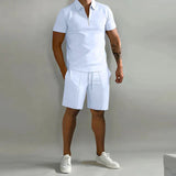 Conjunto de Polo y Pantalones Cortos Elegante para Hombres | Finn