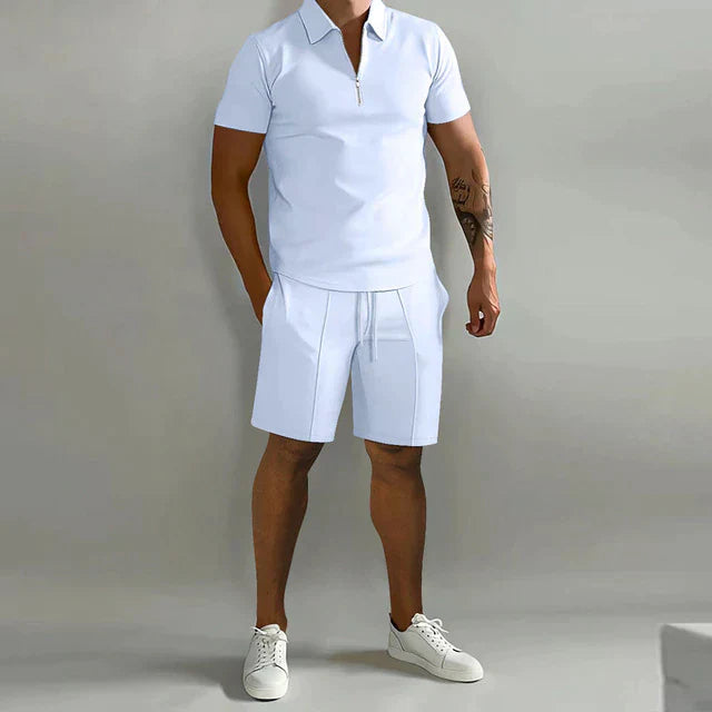 Conjunto de Polo y Pantalones Cortos Elegante para Hombres | Finn