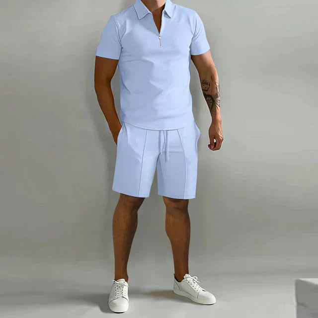 Conjunto de Polo y Pantalones Cortos Elegante para Hombres | Finn