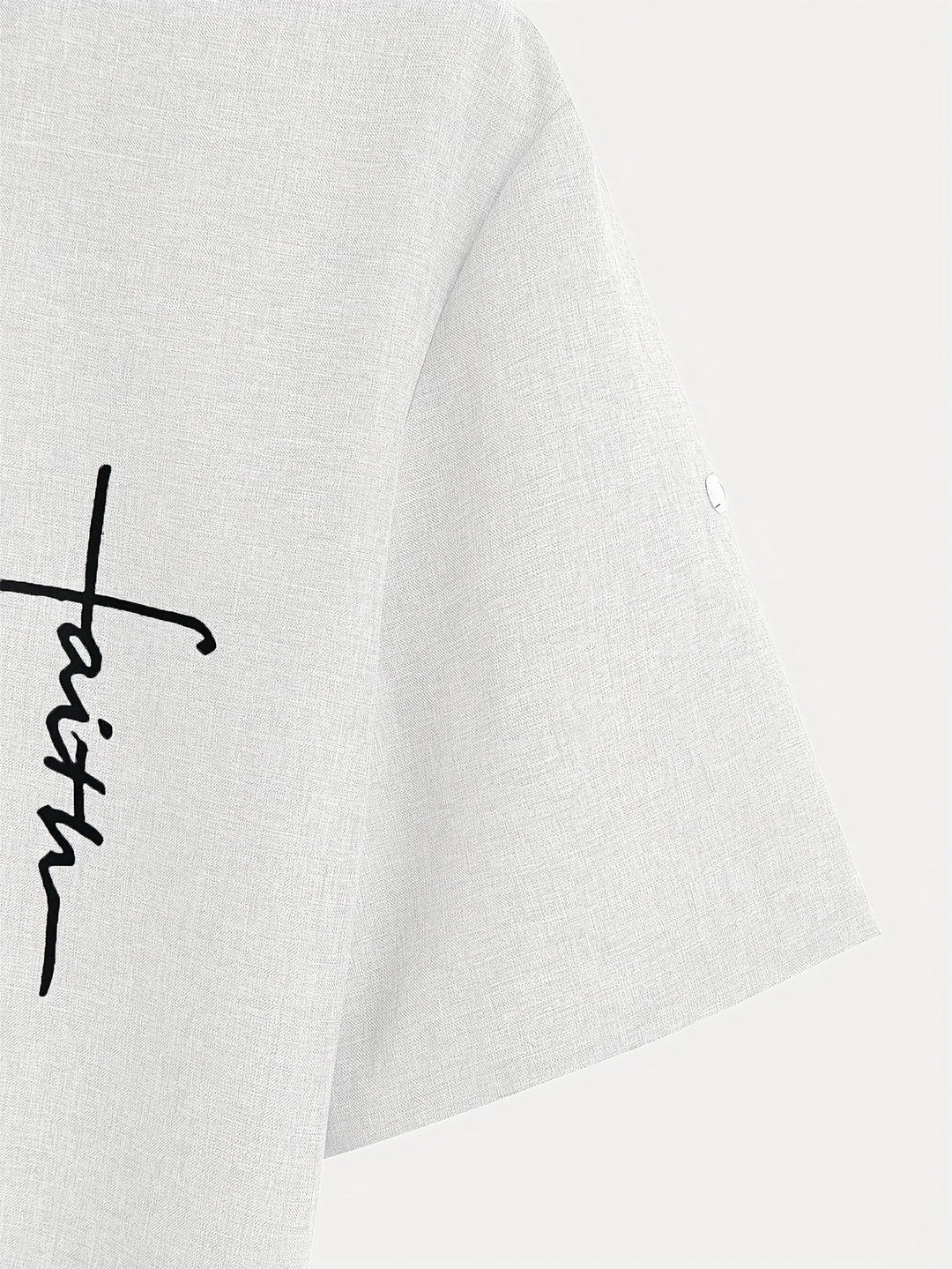 Elliott – Camisa Elegante de Manga Corta con Cuello Alto