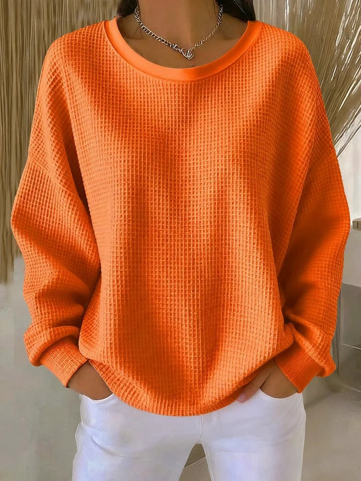Ana&José | JERSEY OVERSIZE DE PUNTO GOFRADO PARA MUJER