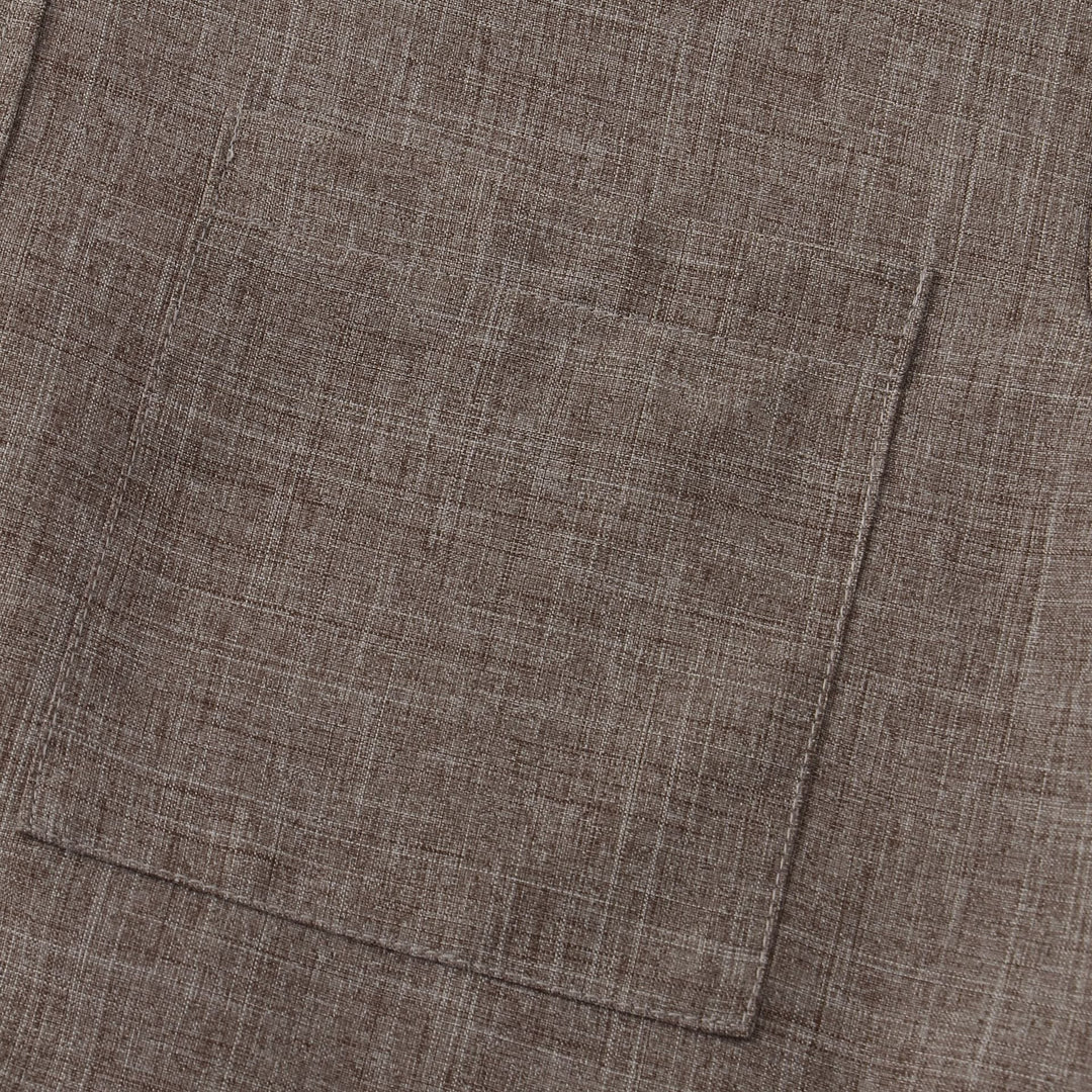 AnaJosé™ — Camisa lisa de algodón con botones