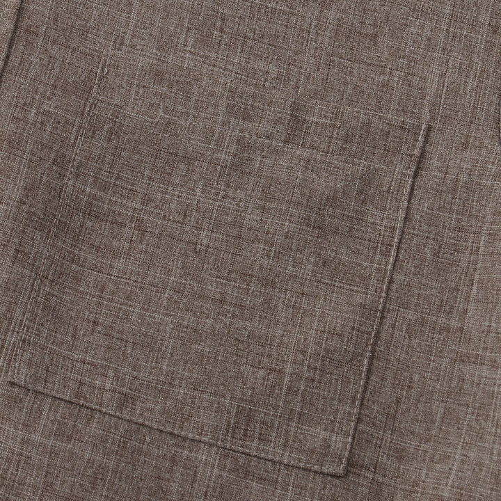 AnaJosé™ — Camisa lisa de algodón con botones