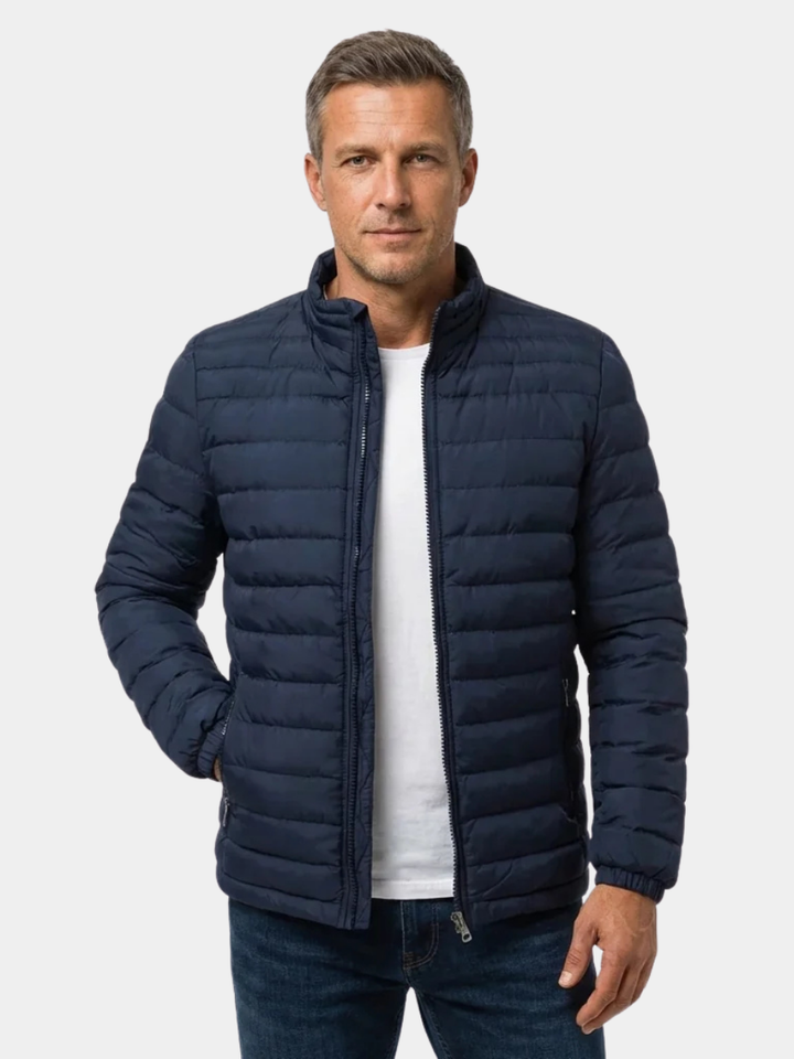 LAURENT MONACO | CHAQUETA PUFFER QUILTADA ESTILO URBANO PARA HOMBRES