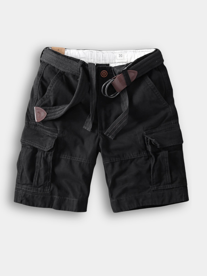 LAURENT MONACO | PANTALONES CORTOS CARGO PARA HOMBRES