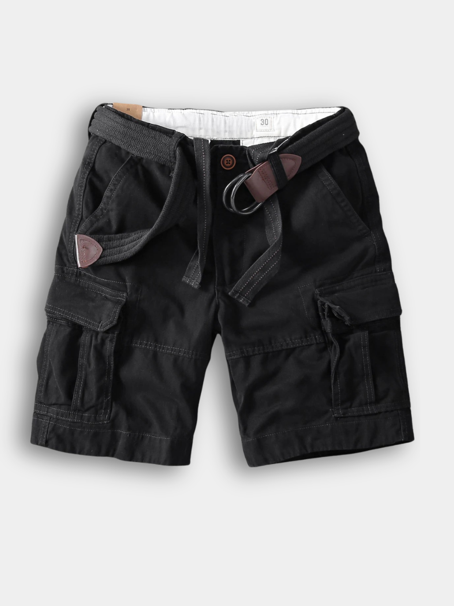 LAURENT MONACO | PANTALONES CORTOS CARGO PARA HOMBRES