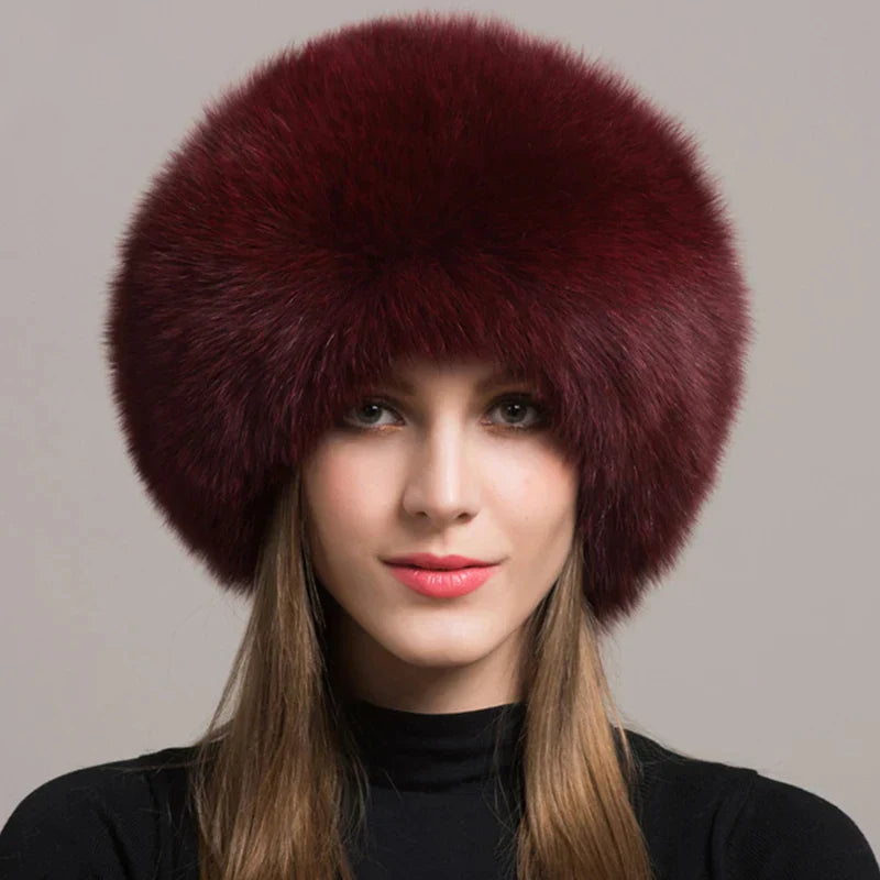 Valentina – Gorro de pelo de zorro