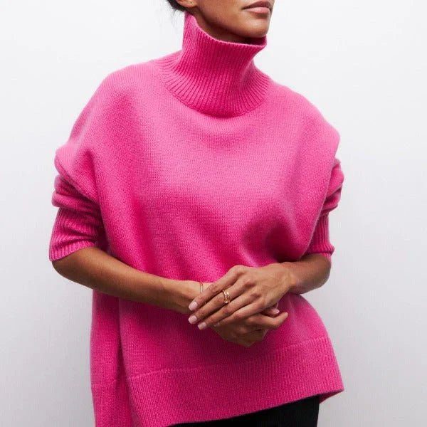 Aija - Jersey de cuello alto oversize