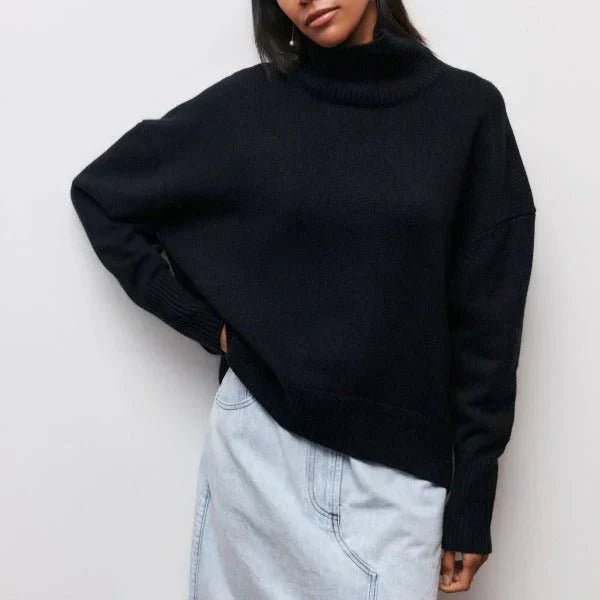 Aija - Jersey de cuello alto oversize