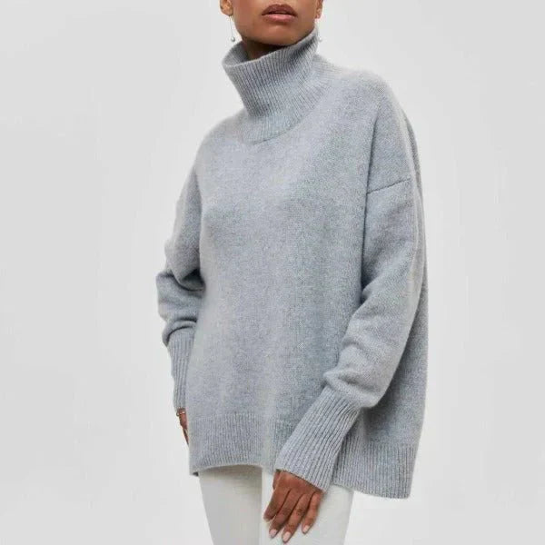 Aija - Jersey de cuello alto oversize