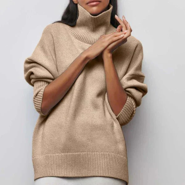 Aija - Jersey de cuello alto oversize