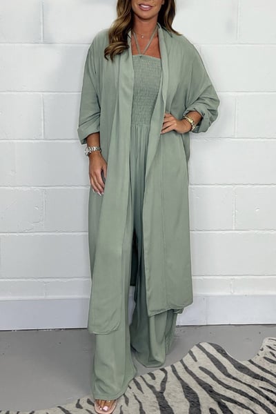 Look completo: Mono elegante + Kimono ligero GRATIS