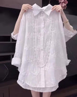 Emilia – Blusa bordada elegante