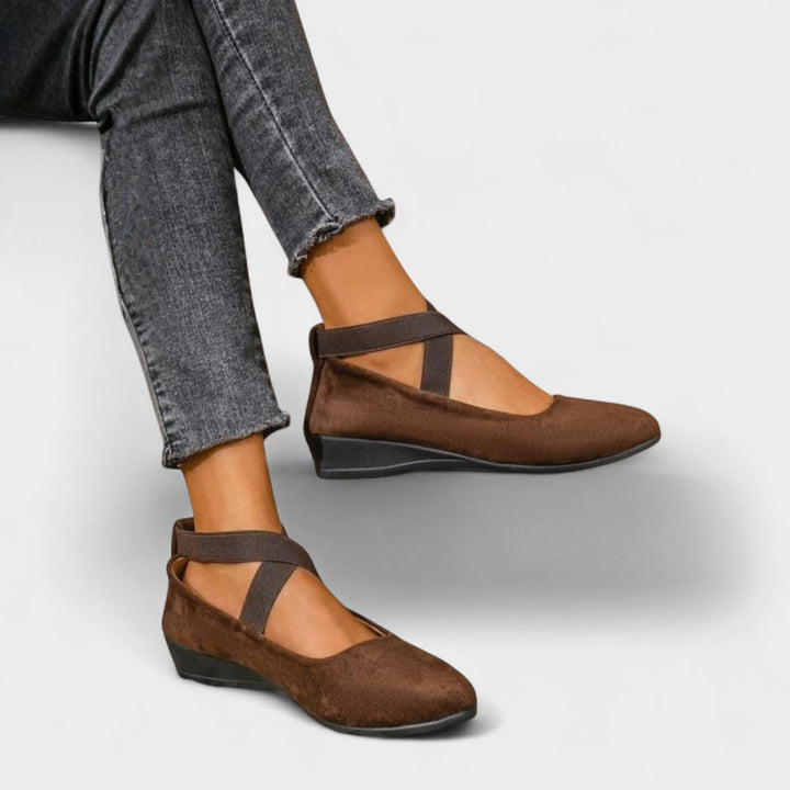 Lucía™ | Zapatos cómodos de cuña y diseño moderno