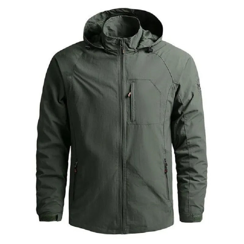 Chaqueta Cargo Impermeable y Transpirable para Hombres