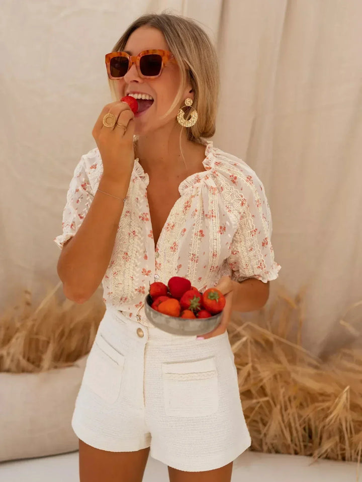 ELINA | Blusa floral con encanto veraniego