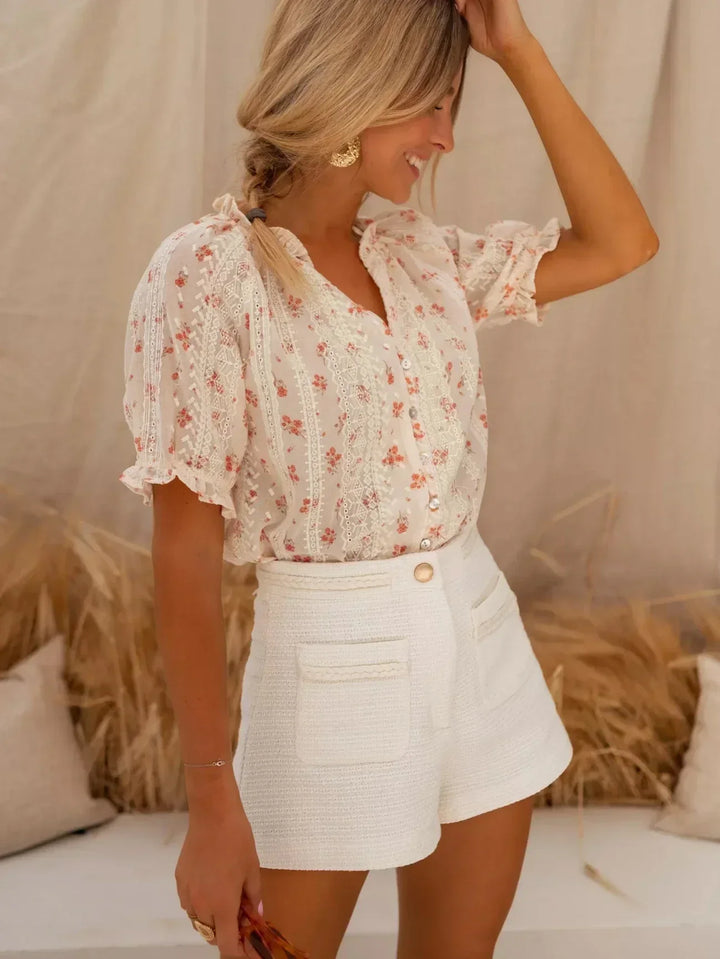 ELINA | Blusa floral con encanto veraniego