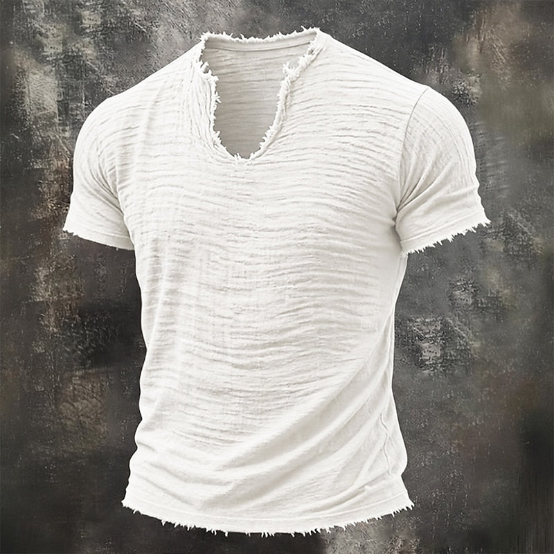 Ana&José™ | Camiseta vintage con cuello en V