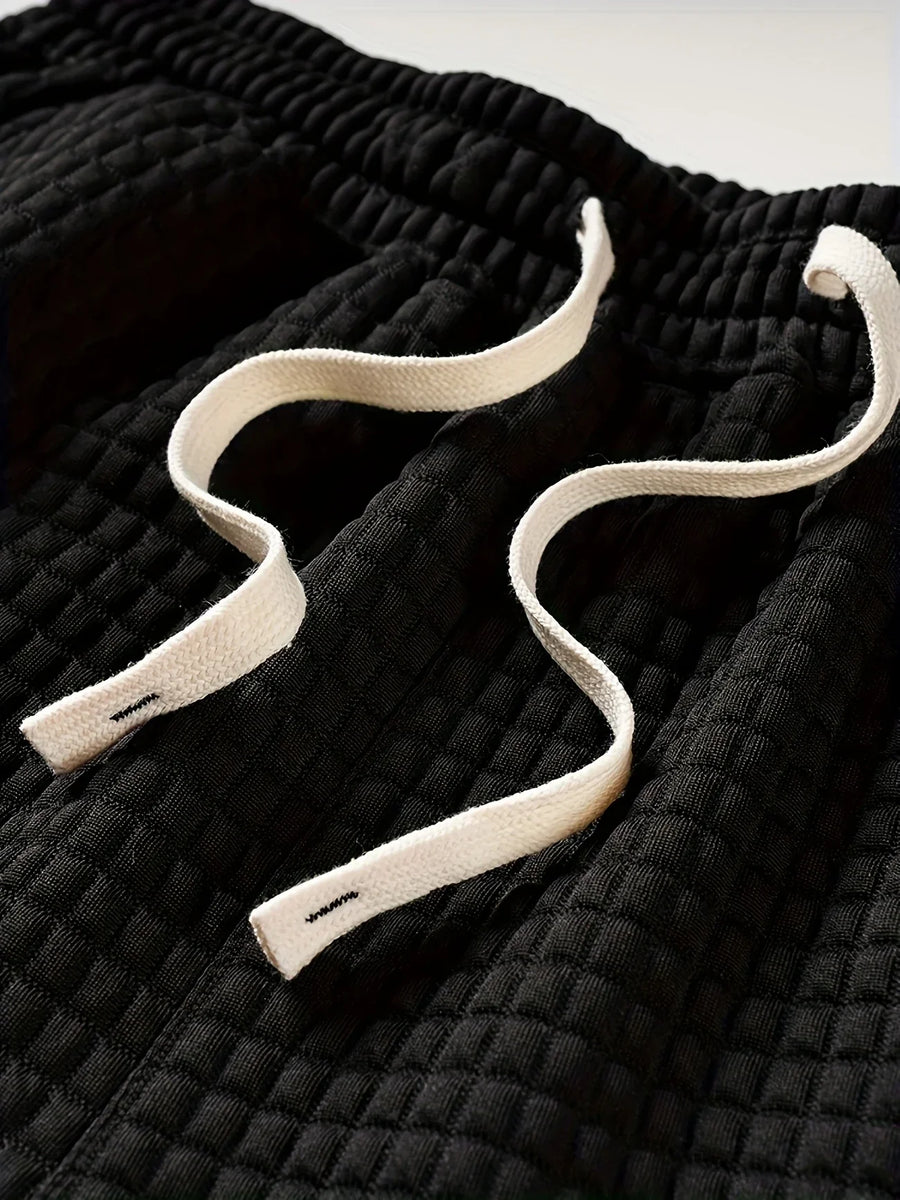 Nikifor - Pantalones Cortos Transpirables con Cuerda en la Cintura