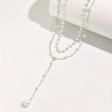 Mylah - Collar con perlas en capas