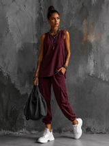 Ana&José™ | Conjunto Casual de Dos Piezas Cómodo