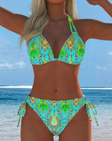 Ana&José | CONJUNTO DE TANKINI ESTAMPADO MULTICOLOR PARA MUJER