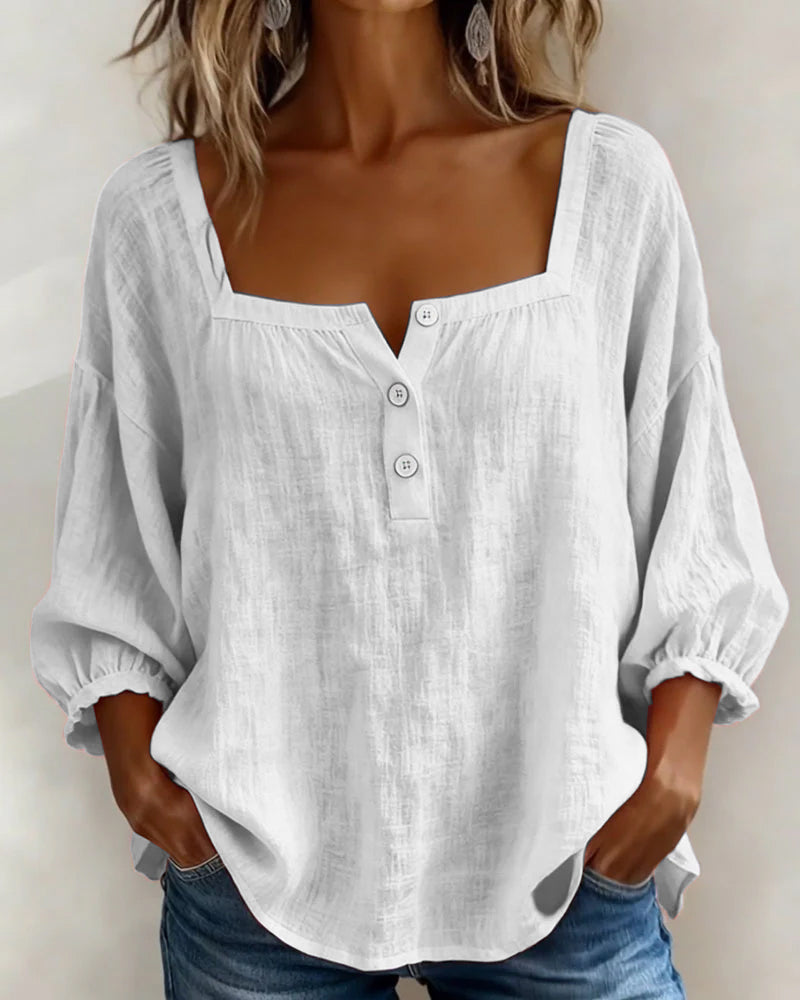 Ana&José | BLUSA CON ESCOTE CUADRADO PARA MUJER