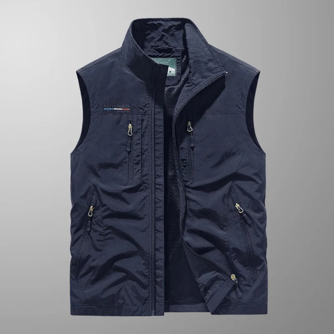 ALPINO – Chaleco Hombre Multibolsillo Outdoor