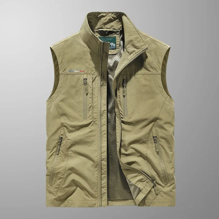 ALPINO – Chaleco Hombre Multibolsillo Outdoor