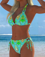 Ana&José | CONJUNTO DE TANKINI ESTAMPADO MULTICOLOR PARA MUJER