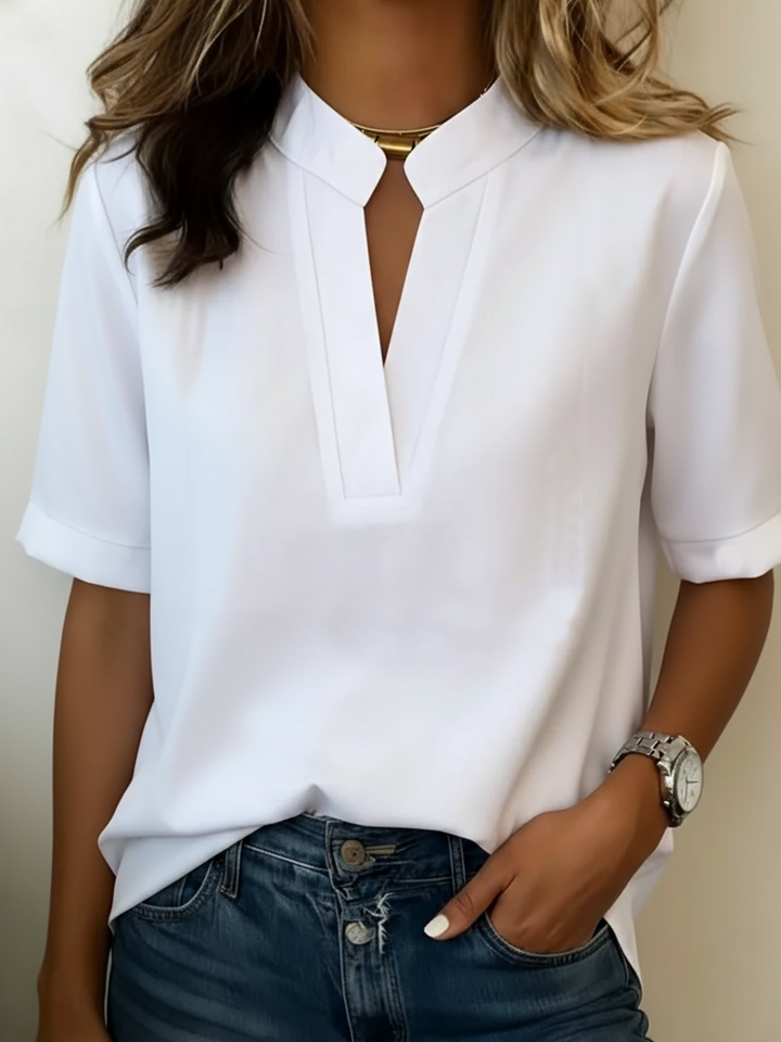 Loise | Blusa Elegante con Cuello Refinado