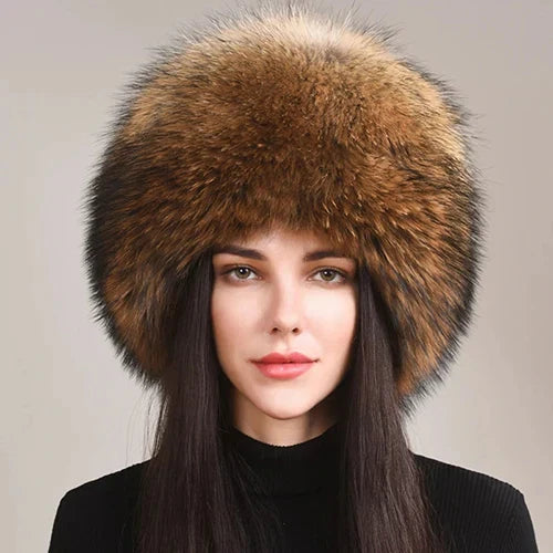 Valentina – Gorro de pelo de zorro