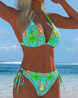 Ana&José | CONJUNTO DE TANKINI ESTAMPADO MULTICOLOR PARA MUJER