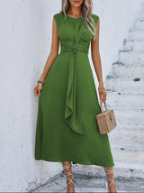 Eva - Vestido elegante sin mangas con cintura ajustable