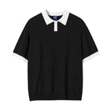 AnaJosé™ Polo de manga ancha para hombre